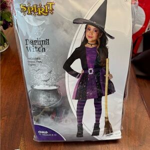 Spirit Witch Costume for Kids - Purple and Black